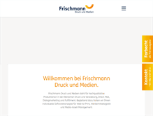 Tablet Screenshot of frischmann-net.de